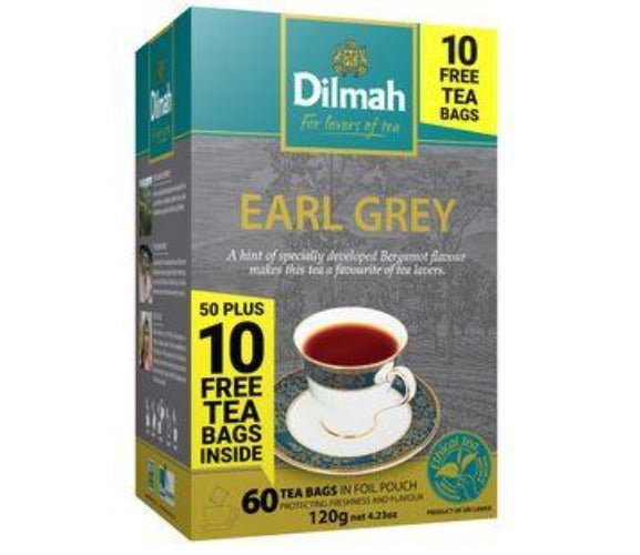 Dilmah Specialty Earl Grey Tagless Teabags 50pk