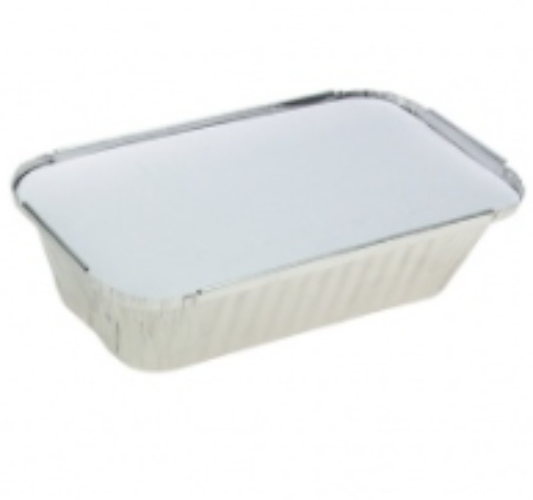 Uni-Foil Small Rectangle Takeaway With Lid 5pk