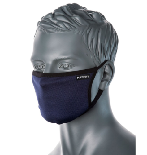 Reusable 3ply Navy Face Mask