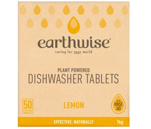 Earthwise Lemon Dishwasher Tablets 50pk