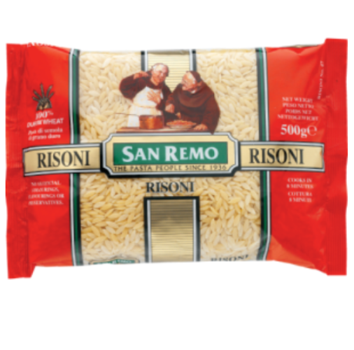 San Remo Pasta Risoni 500g