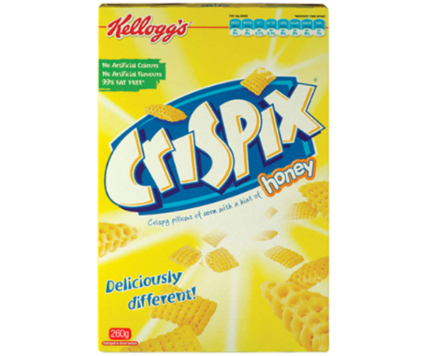 Kelloggs Crispix Honey Breakfast Cereal 260g