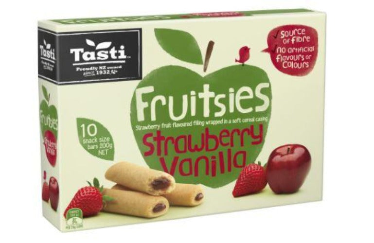Tasti Fruitsies Strawberry & Vanilla 10pk 200g