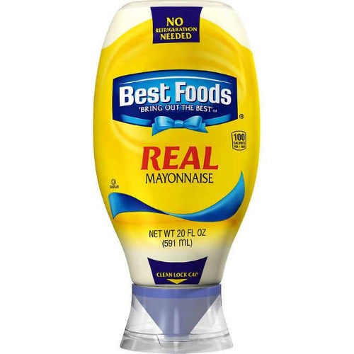 Best Foods Real Mayonnaise Squeeze 591ml