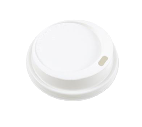 C&C Disposable White Coffee Lid 50pk
