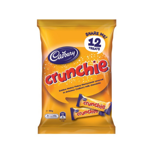 Cadbury Crunchie Share Pack Chocolate 12pk (CARTON 10)