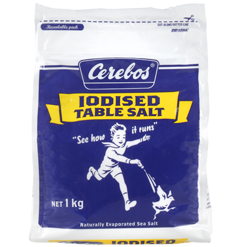 Cerebos Iodised Table Salt 1kg
