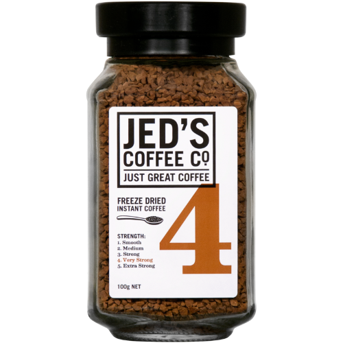 Jed's  Freeze Dried Instant Coffee No.4 Jar 100g