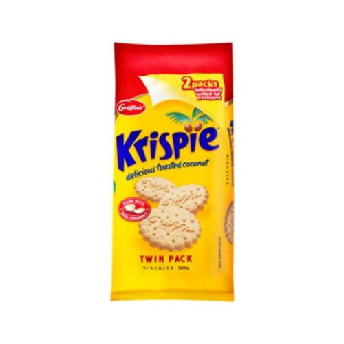 Griffins Krispie Biscuits Twin Pack 500g