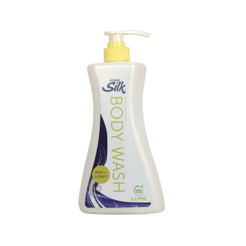 Simply Silk Milk & Honey Body Wash Pampering 1L