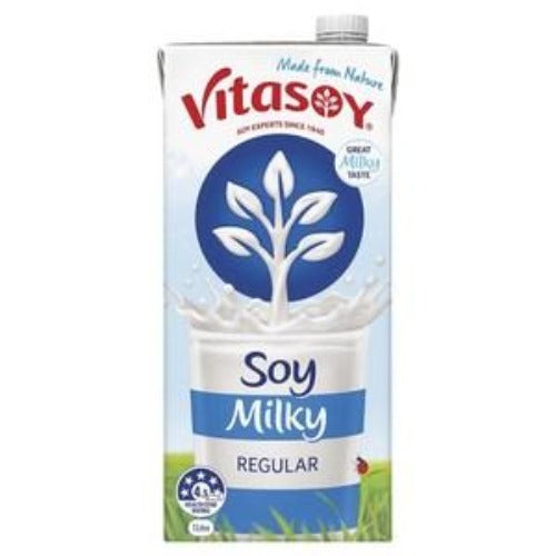 Vitasoy Regular Soy Milk UHT 1L