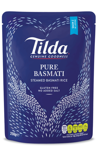 Tilda Steamed Pure Basmati Rice 250g