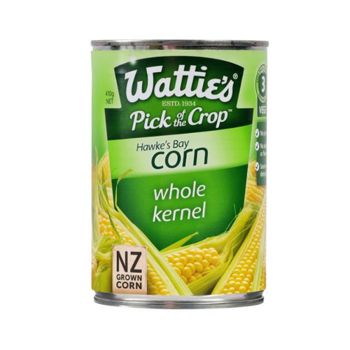 Watties Whole Kernel Corn 410g