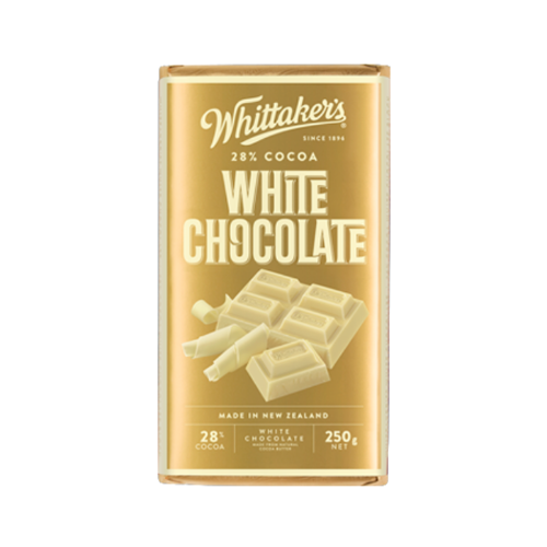 Whittakers White Chocolate Block 250g