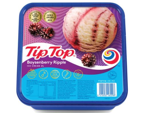 Tip Top Boysenberry Ice Cream 2L