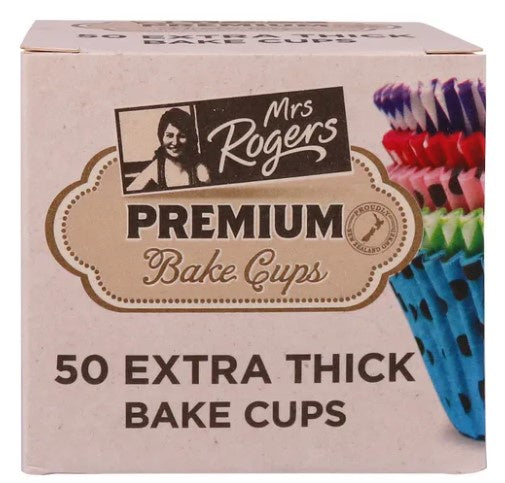 Mrs Rogers Premium Extra Thick Bake Cups 50pk