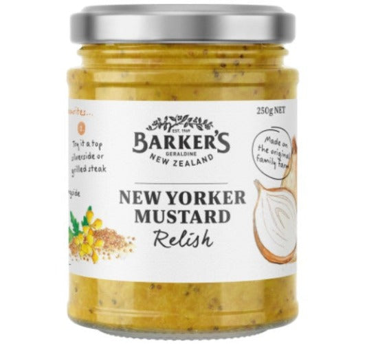 Barkers New Yorker Mustard Relish 245g