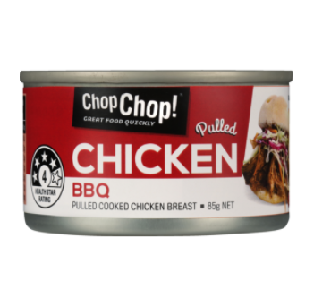 Chop Chop Shredded Chicken Pulled BBQ 85g