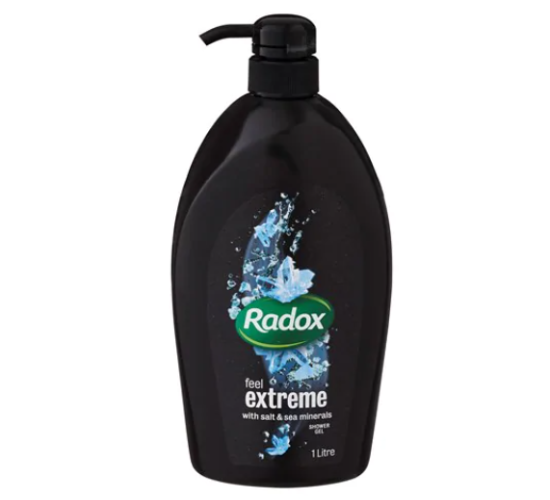 Radox Feel Extreme Shower Gel Pump 1L