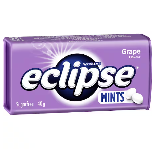 Wrigleys Eclipse Sugar Free Grape Mints 40g
