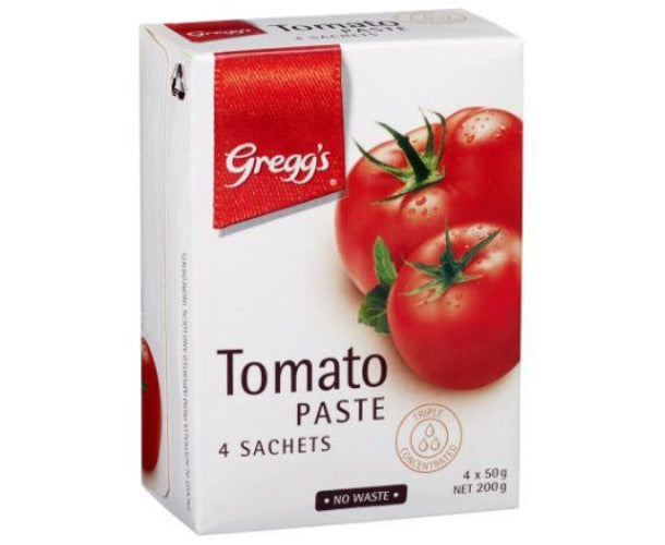 Greggs Tomato Paste Sachet 4pk 200g