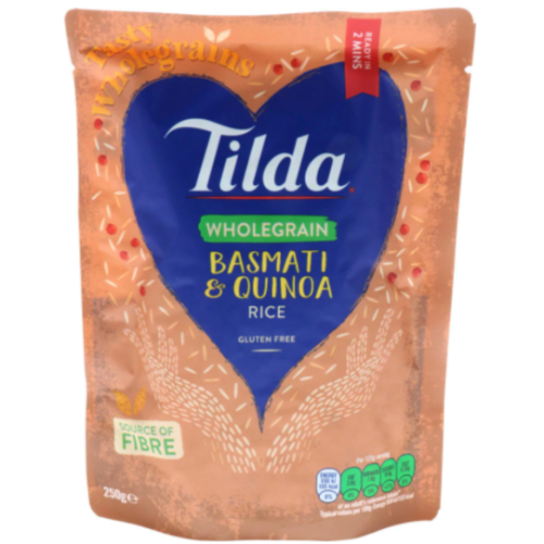 Tilda Quinoa & Wholegrain Steamed Basmati Rice 250g