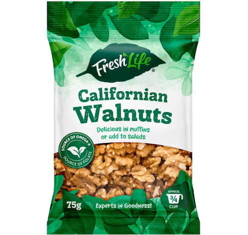 Fresh Life Californian Walnuts 75g