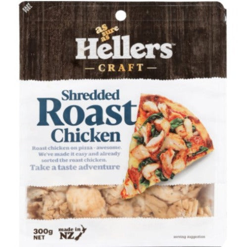 Hellers Craft Shredded Roast Chicken 300g