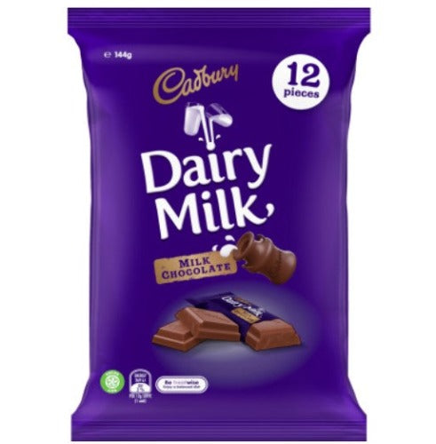 Cadbury Dairy Milk Share Pack Chocolate 12pk 144g
