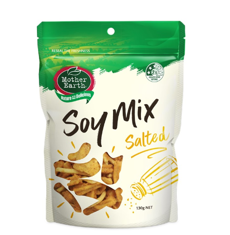 Mother Earth Soy Mix, Lightly Salted 130g
