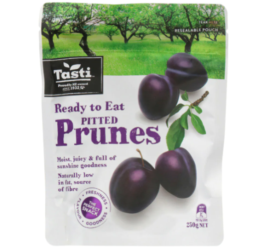 Tasti Ready to Eat Pitted Prunes 250g