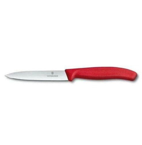 Victorinox Straight Red Vegetable Knife 10cm