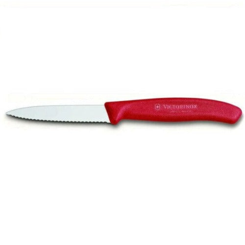 Victorinox Serrated Red Vegetable Knife 10cm
