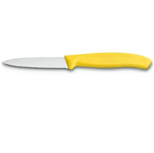 Victorinox Serrated Yellow Vegetable Knife 10cm