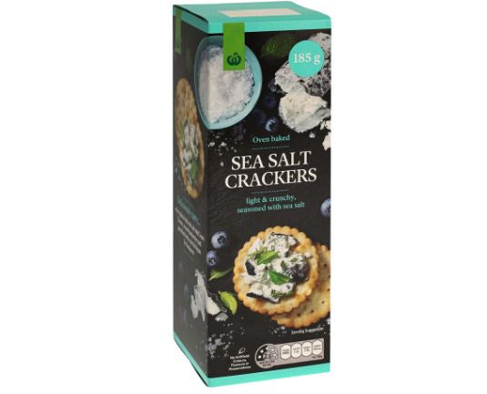 WW Sea Salt Crackers 185g