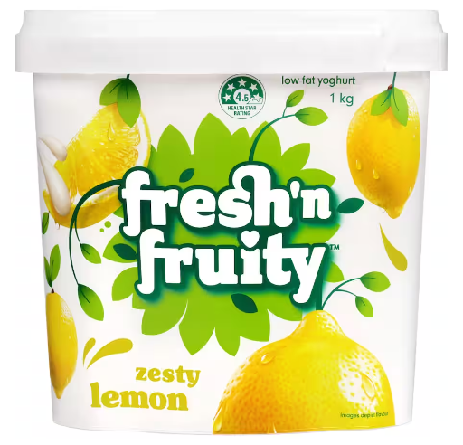 Fresh n Fruity Zesty Lemon Yoghurt 1kg