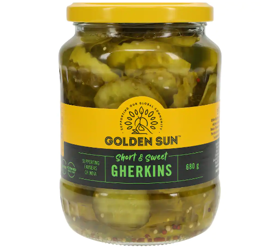 Golden Sun Short & Sweet Gherkins 680g