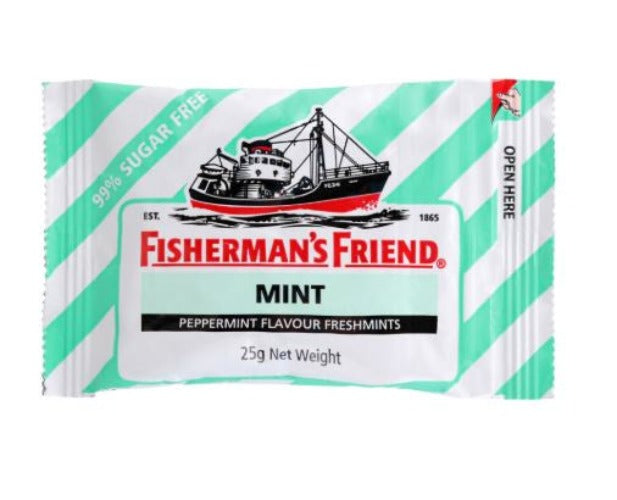 Fishermans Friend Sugar Free Fresh Mint Flavour Menthol Lozenges 25g