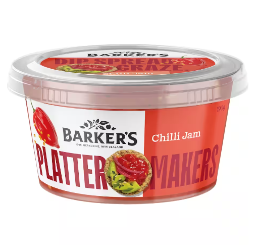 Barkers Platter Makers Chilli Jam 190g