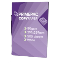 Primepac A4 White Copy Paper Single Ream 500