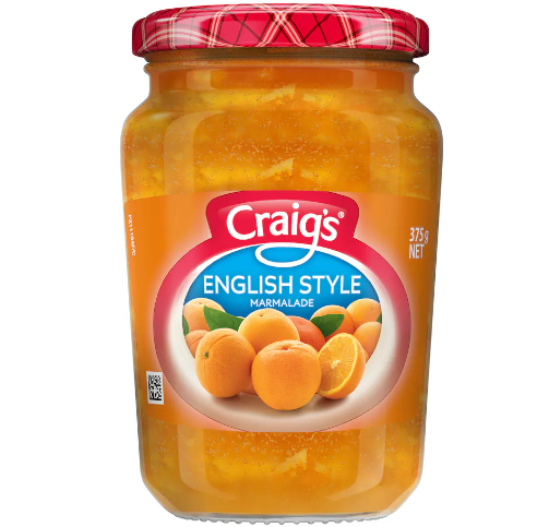 Craigs English Style Marmalade 375g