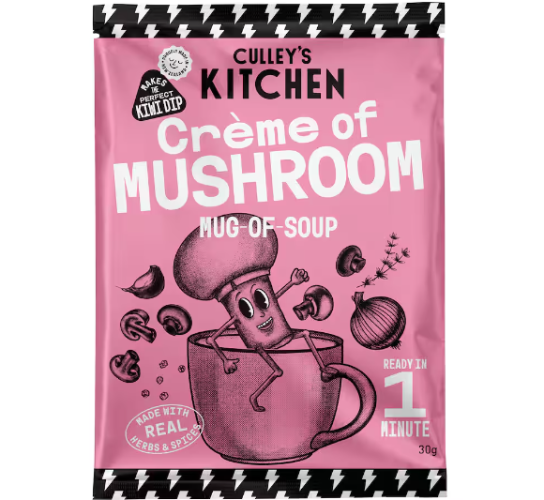 Culleys Creme of Mushroom Soup Sachet 30g