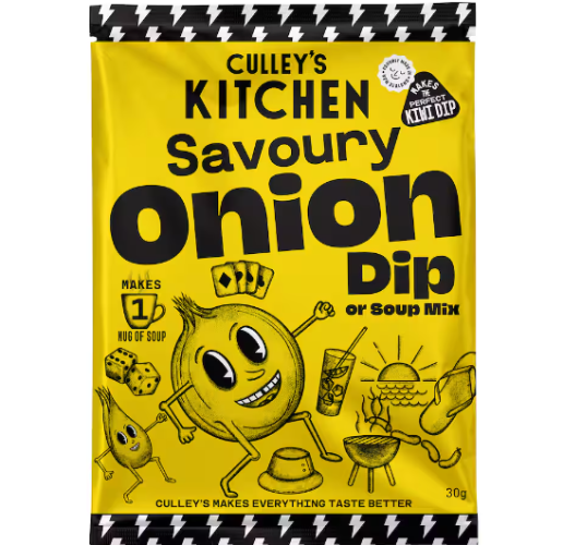 Culleys Kitchen Savoury Onion Dip or Soup Mix Sachet 30g