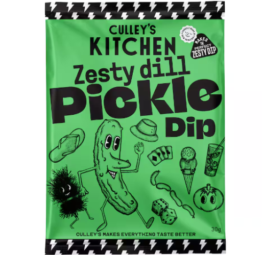 Culleys Kitchen Zesty Dill Pickle Dip Sachet 30g