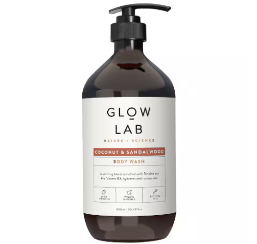 Glow Lab Coconut & Sandalwood Body Wash 900ml