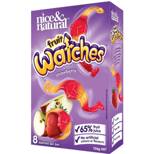 Nice & Natural Fruit Watches Snacks 8pk 136g