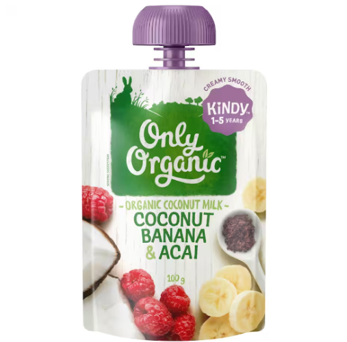 Only Organic Coconut Banana & Acai Kids Meal 1-5 Years 100g