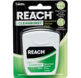 Reach Cleanburst Spearmint Waxed Dental Floss  50m