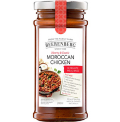 Beerenberg Moroccan Chicken Meal Base 240ml