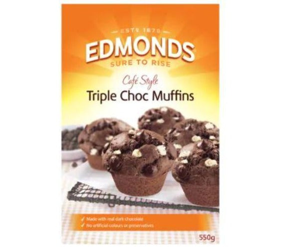 Edmonds Triple Choc Muffins Mix 550g